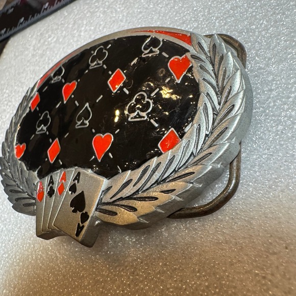 Great American Products 2008 Playing‎ Cards Poker Ace Belt Buckle - Picture 4 of 16
